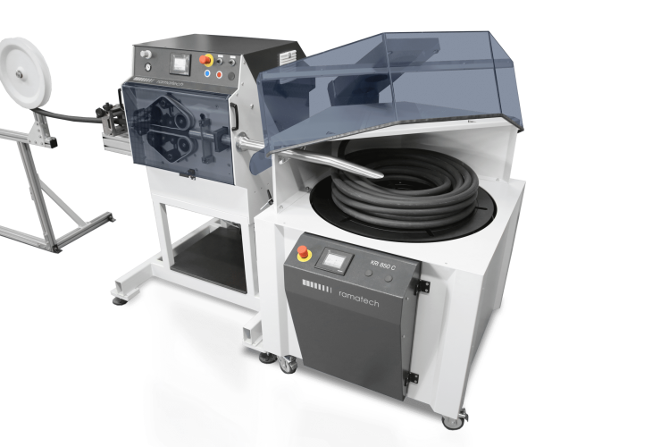 Kabelablängmaschine RS40 mit Nachfolgegeräten