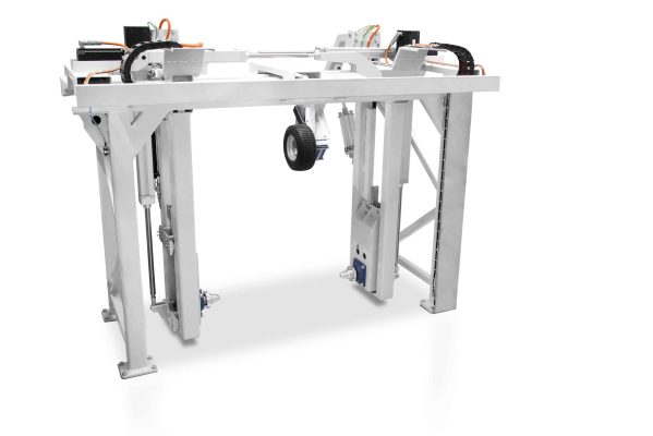 Automatische Kabelwickelmaschine Elektrisches Portal W1400 zum Abspulen von Trommeln bis 1400 mm
