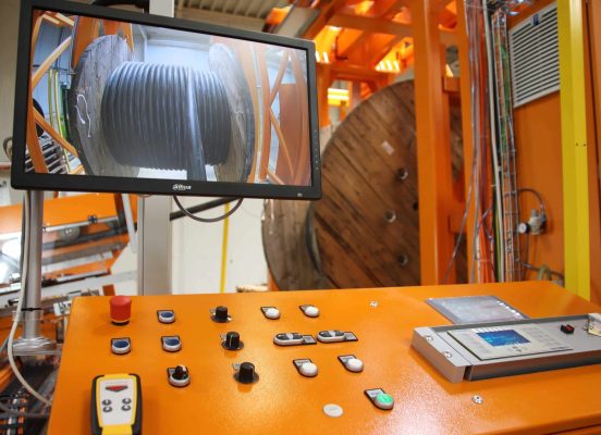 Bedienelemente automatische Kabelwickelmaschine