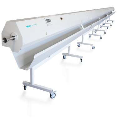 Kabelsortierer KA 12000 auf Rollen für Kabeldurchmesser bis 18 mm und Kabellängen bis 120000 mm
