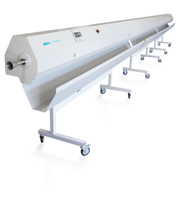 Kabelsortierer KA 9000 /18 auf Rollen für Kabeldurchmesser bis 18 mm und Kabellängen bis 90000 mm