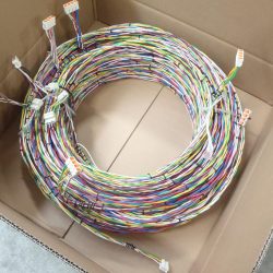 Kabelring nach Kabelverarbeitung für Lifte und Rolltreppen