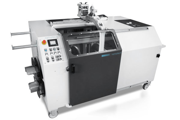 Mobile cable winding machines from Ramatech - here in the MW 800 version for cable drums up to 800 mm in diameter