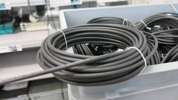 Endprodukt der WBA 400 zum vollautomatischen Kabelringe wickeln und binden